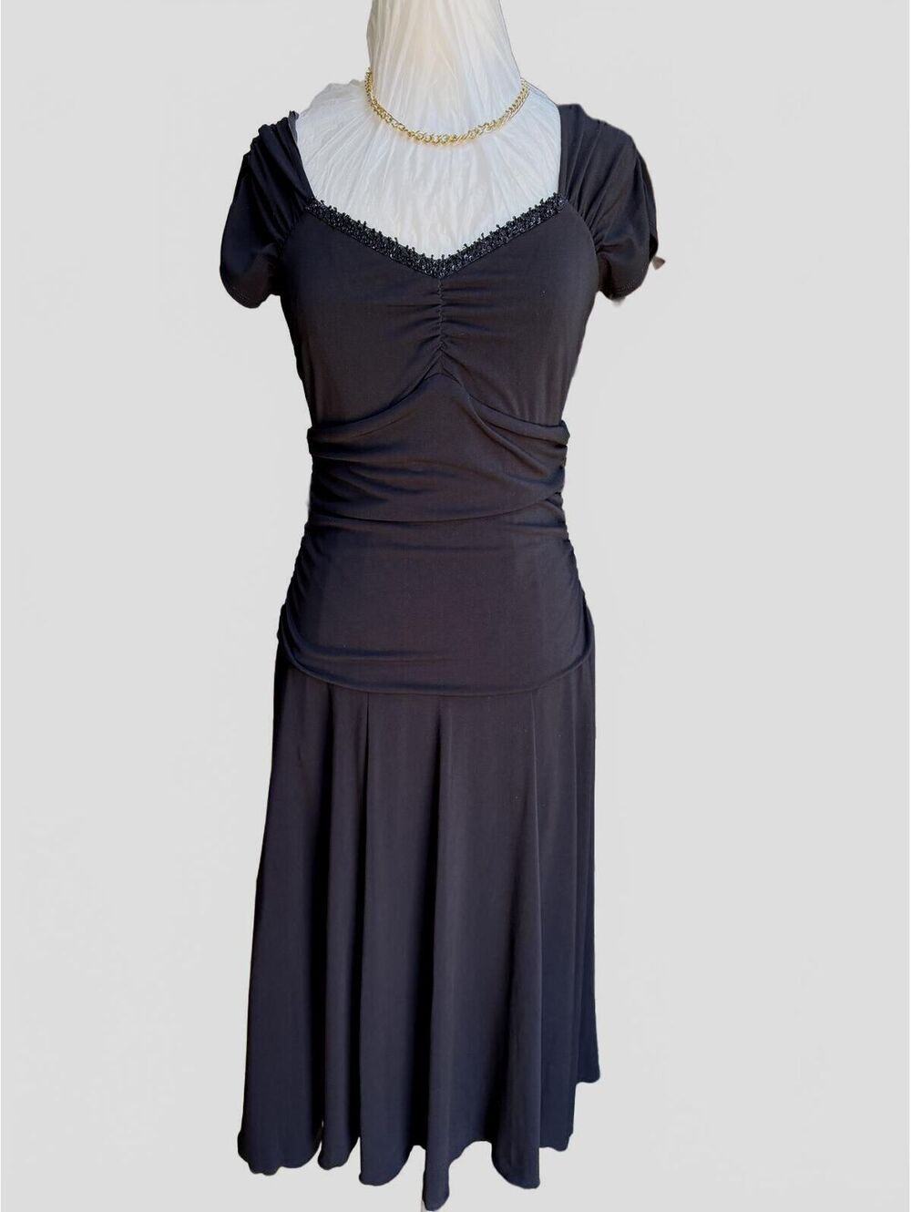 Rabbit Rabbit Designs Black Cocktail Dress Size 10